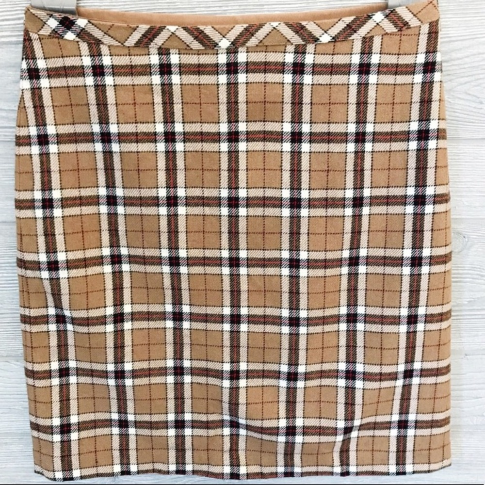 Holiday vintage Plaid Skirt | 8